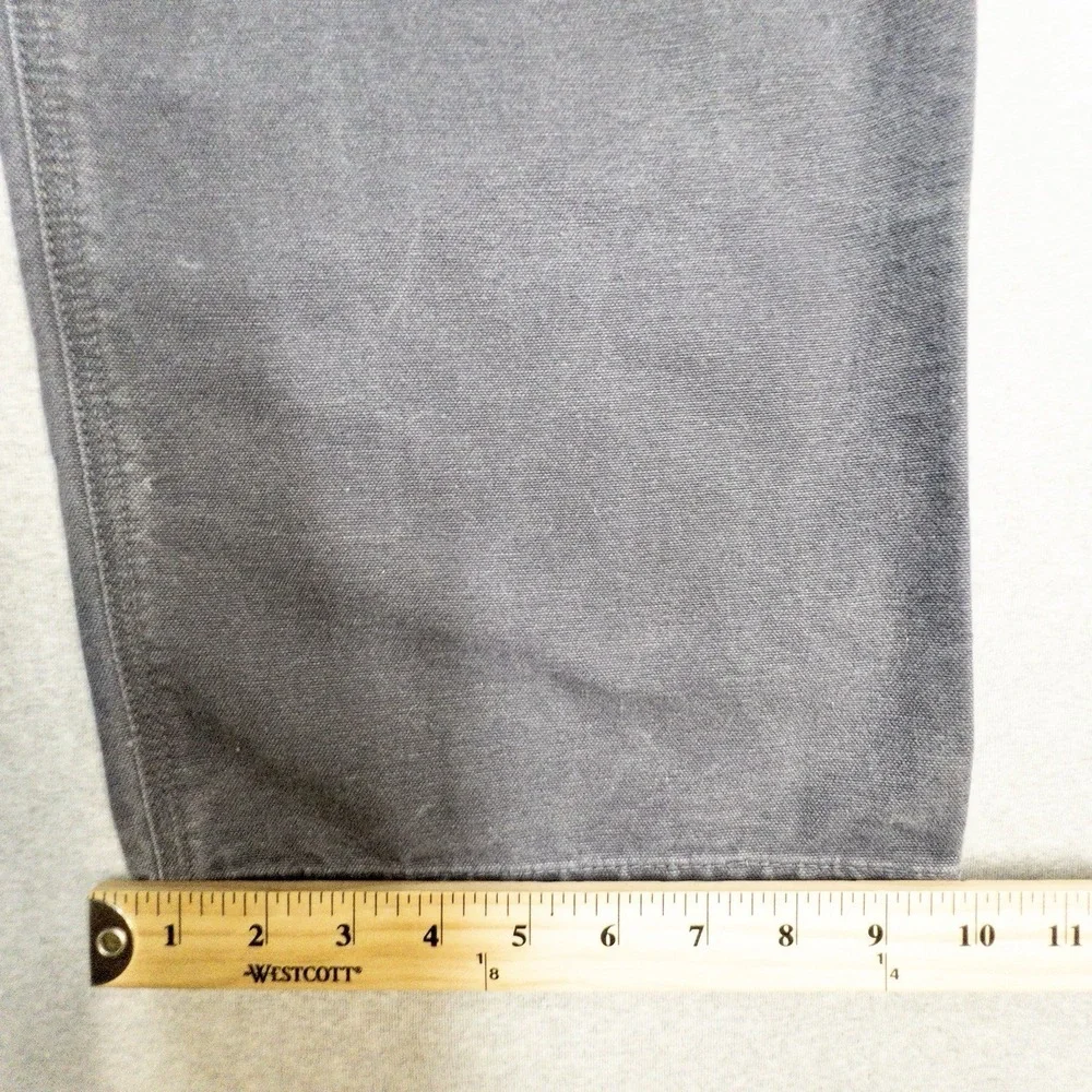 Carhartt 101710-PTB Relaxed Fit Gray Pants Mens 40x30 Western Ranch Workwear